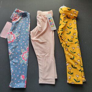 Dot Dot Smile 2T Leggings 3pc Bundle Stretch Elastic Waist NWT